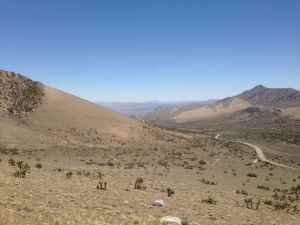 Walker Pass toward Mojave Desert
